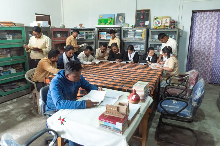 Central Library at Namrup College of Teacher Education