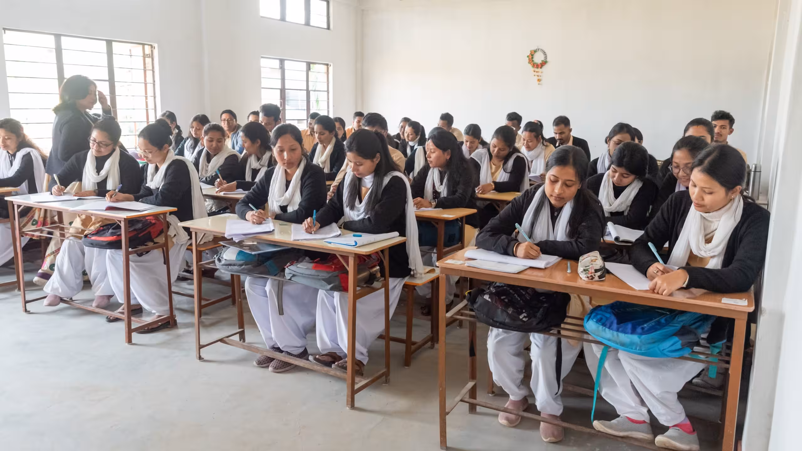 Laboratory and classroom facilities at the college